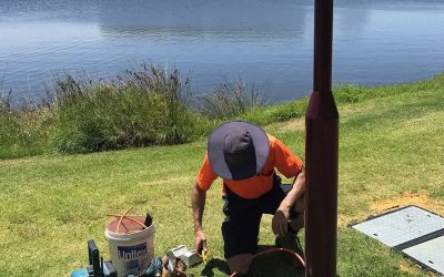 Optus Stadium CCTV camera network at East Perth footbridge