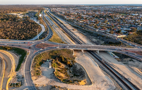 Mitchell Freeway Southbound Rectification Works